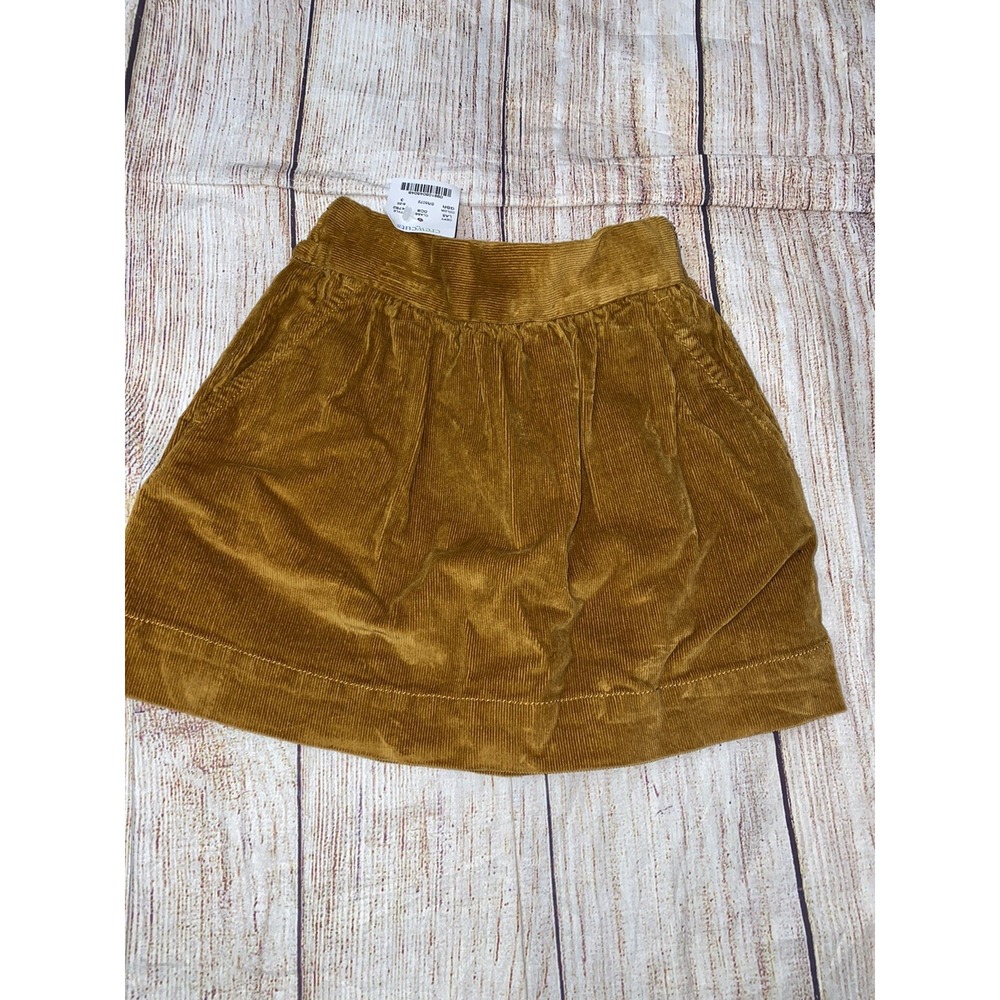 Crewcuts 3 Years Corduroy Tan Cognac Skirt NEW